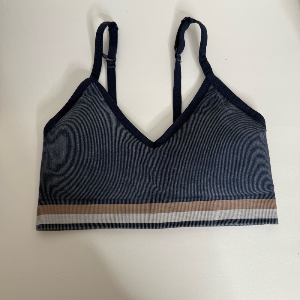 Spanx Women's Seamless Navy Blue Bralette Size Medium